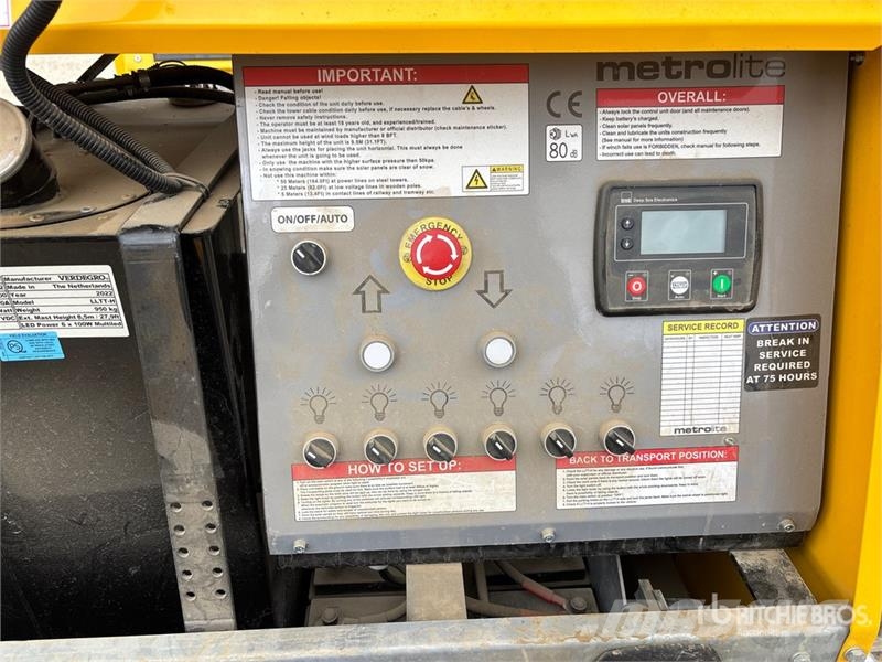 Verdegro HLT-6100 2.4 kW Light Tower Rasvetni stubovi