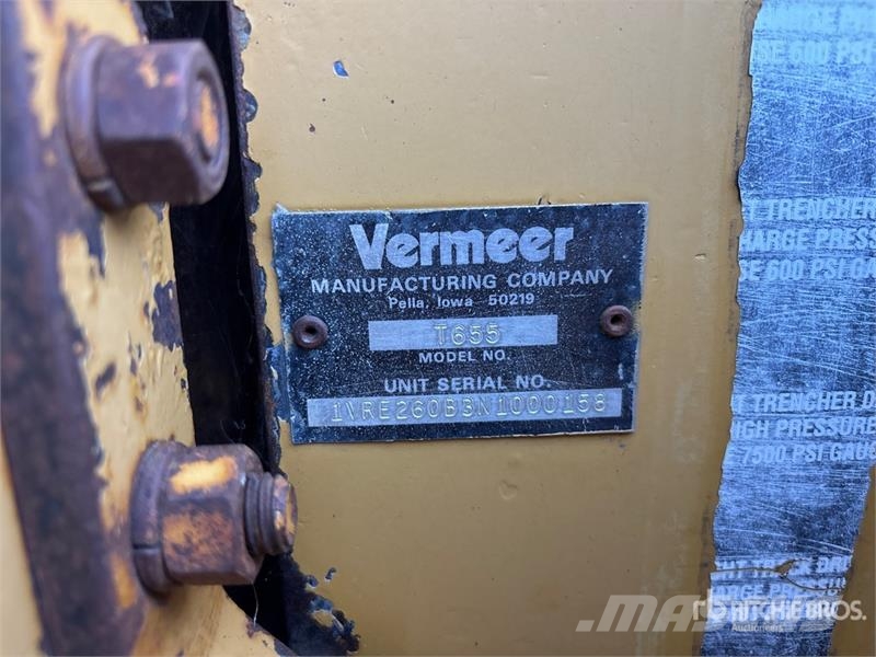 Vermeer T655 ماكينات حفر خنادق