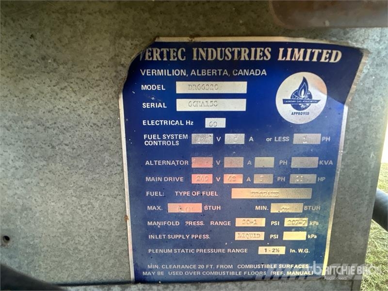  Vertec 6600 Grain Dryer مجفف بذور