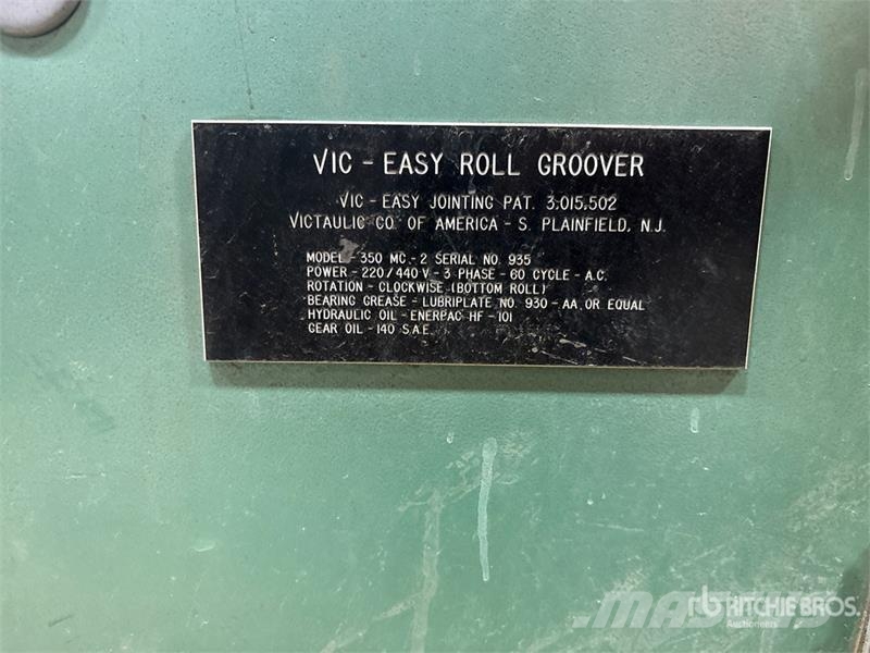 Vic Easy 350 MC-2 Electric Roll Groover Pipeline equipment