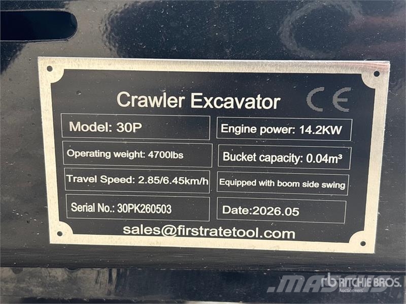 Vicsec 30P Mini Excavator (Unused) Miniexcavadoras