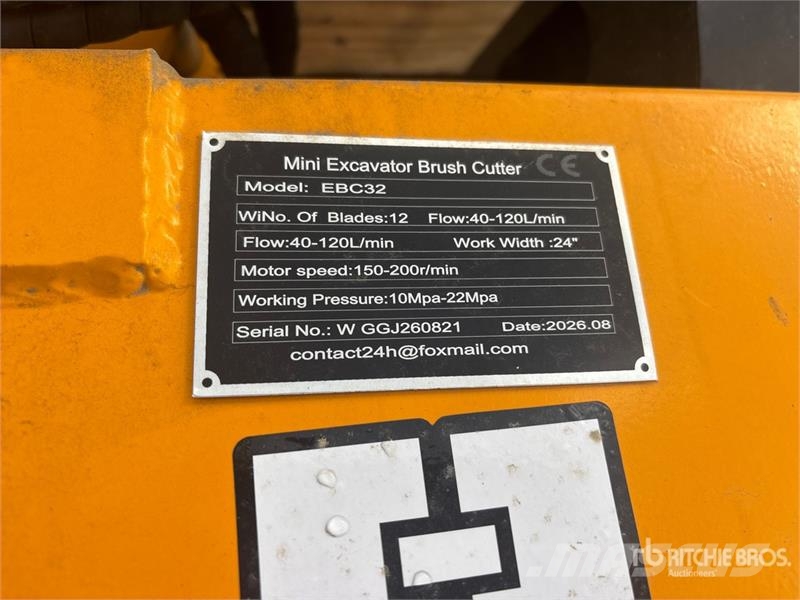 Vicsec VC-EBC32 24 in Mini Excavator Brush Cutter (Unused Otros componentes