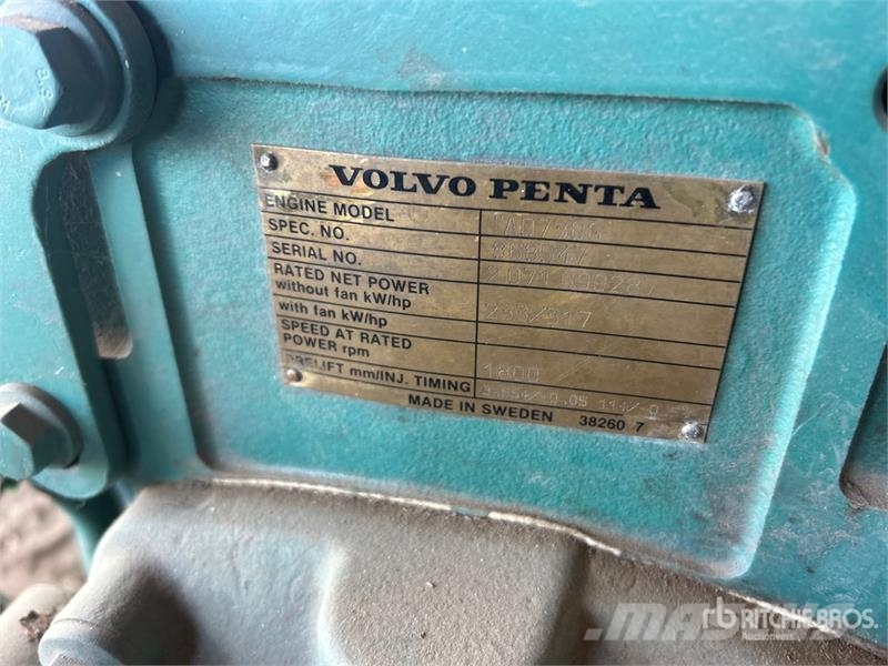 Volvo 233 kW Skid-Mounted Ducting & Generator Set Dizelski agregati