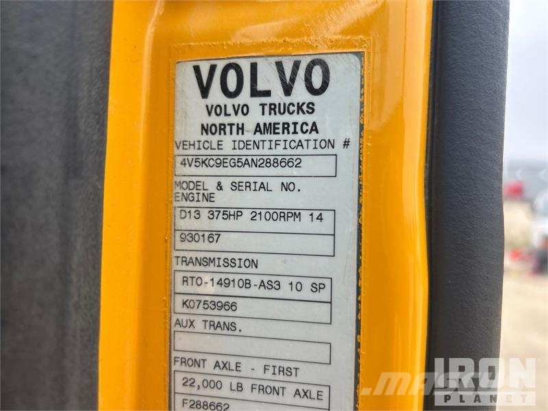 Volvo 6x4 T/A Dump Truck Kiper tovornjaki