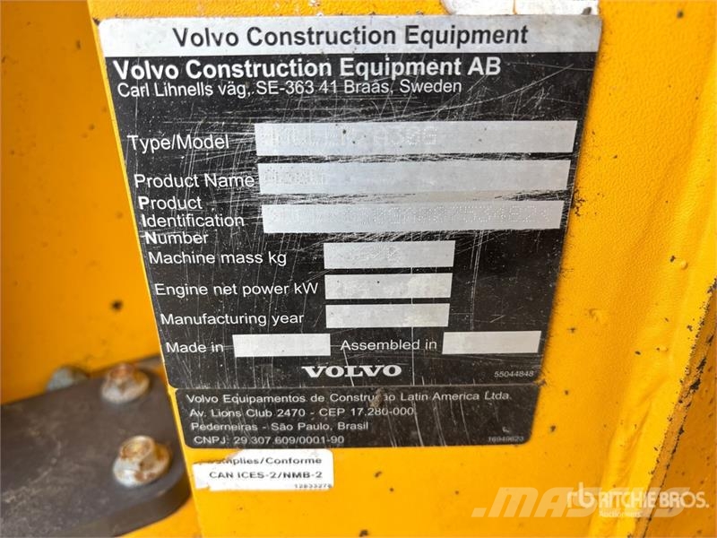 Volvo A30G Artikulētie pašizgāzēji