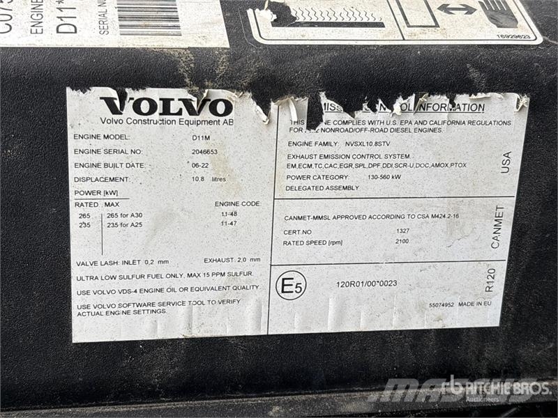 Volvo A30G Csuklósdömperek