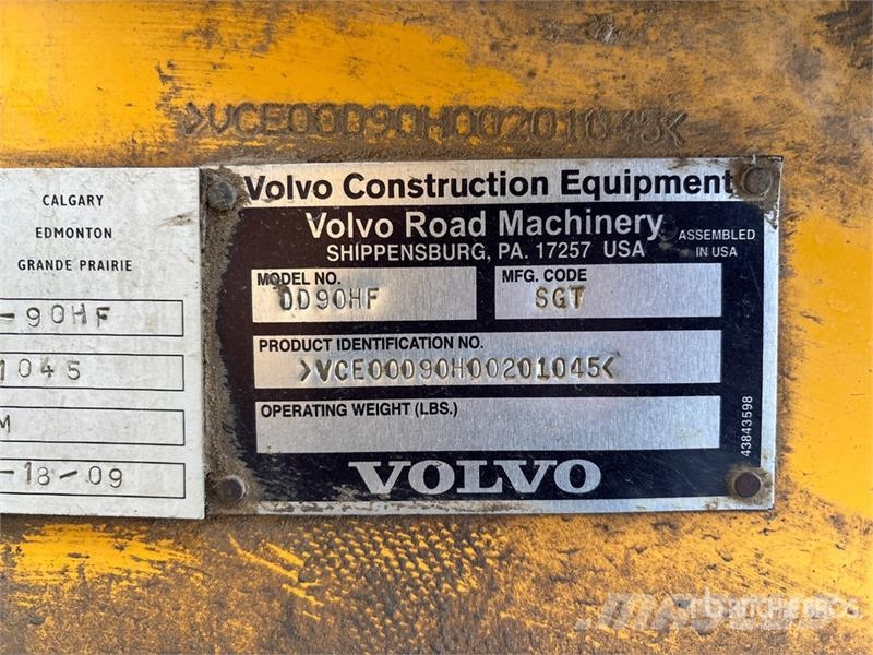 Volvo DD90HF Double Drum Roller Valjci sa dvojnim bubnjem