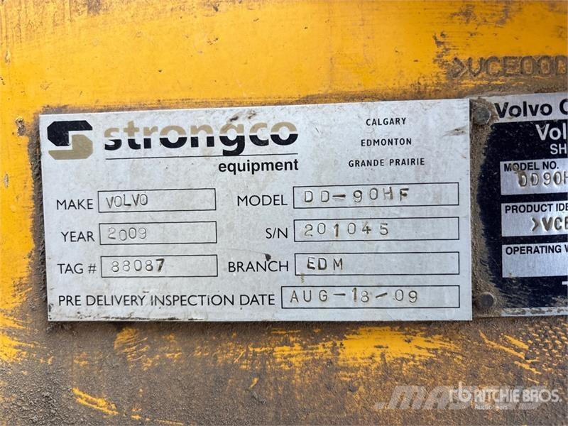Volvo DD90HF Double Drum Roller Valjci sa dvojnim bubnjem