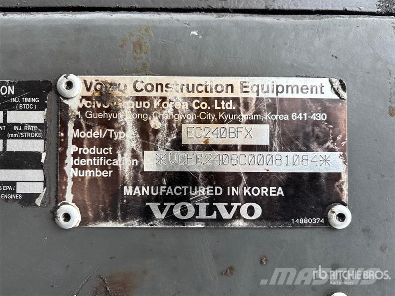 Volvo EC240BFX Processor Дровоколи, рубальні машини, дробарки