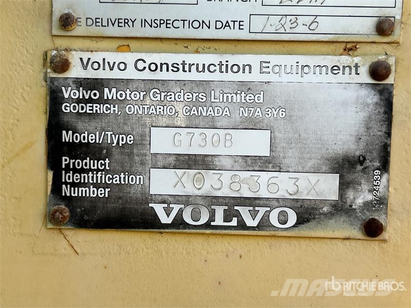 Volvo G730 Motor Grader Greiderid