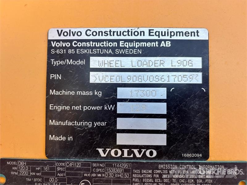 Volvo L90G Wheel Loader Radlader