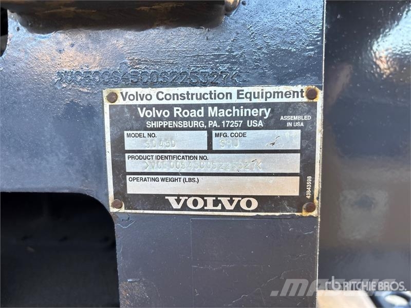 Volvo SD45D Smooth Drum Compactor Vienvalča grunts veltņi