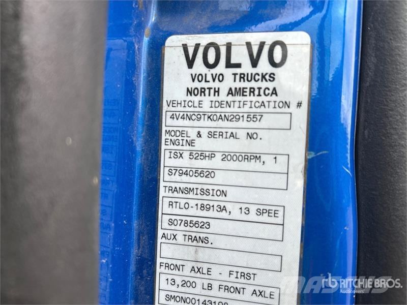 Volvo VNL 曳引機組件