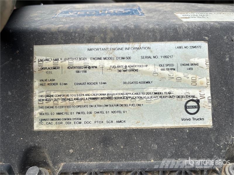 Volvo VNR 6x4 T/A Sleeper Truck Tractor Truck Tractor Units