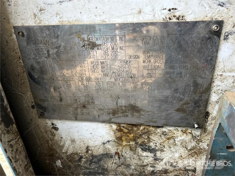 Wabash 22000 L Aluminum Tank Body Muut