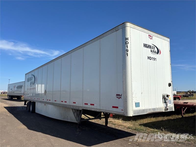 Wabash 53 ft x 102 in T/A Van Trailer Причепи-фургони