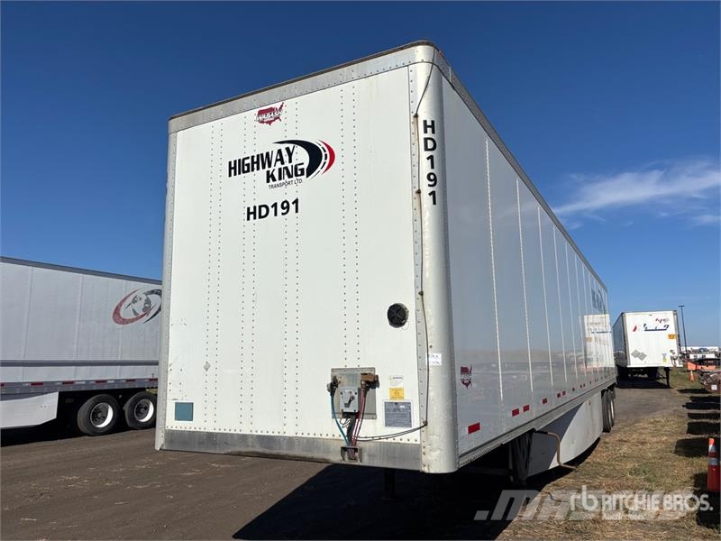 Wabash 53 ft x 102 in T/A Van Trailer Причепи-фургони