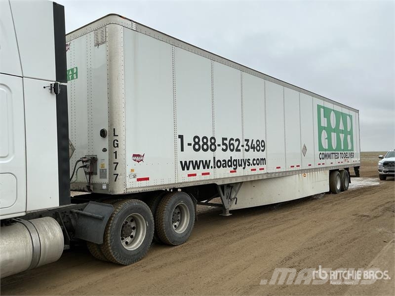 Wabash 53 ft x 102 in T/A Van Trailer مقطورات ذات هيكل صندوقي