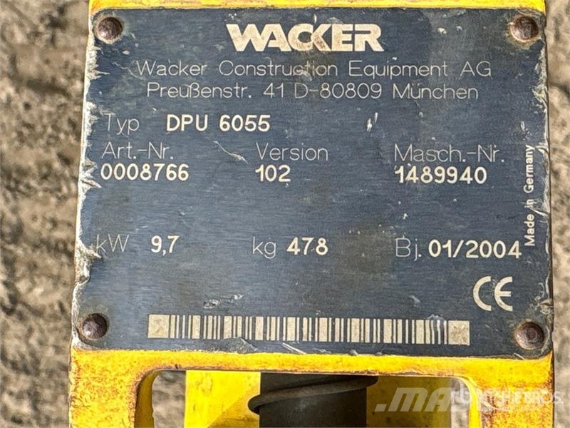 Wacker DPU-6055 دكاكات أفقية