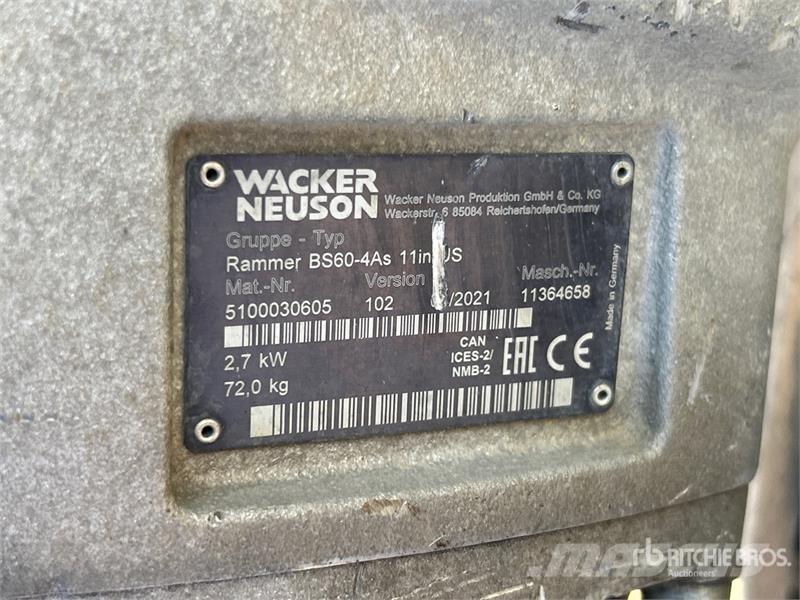 Wacker Neuson BS60-4s Compacteurs
