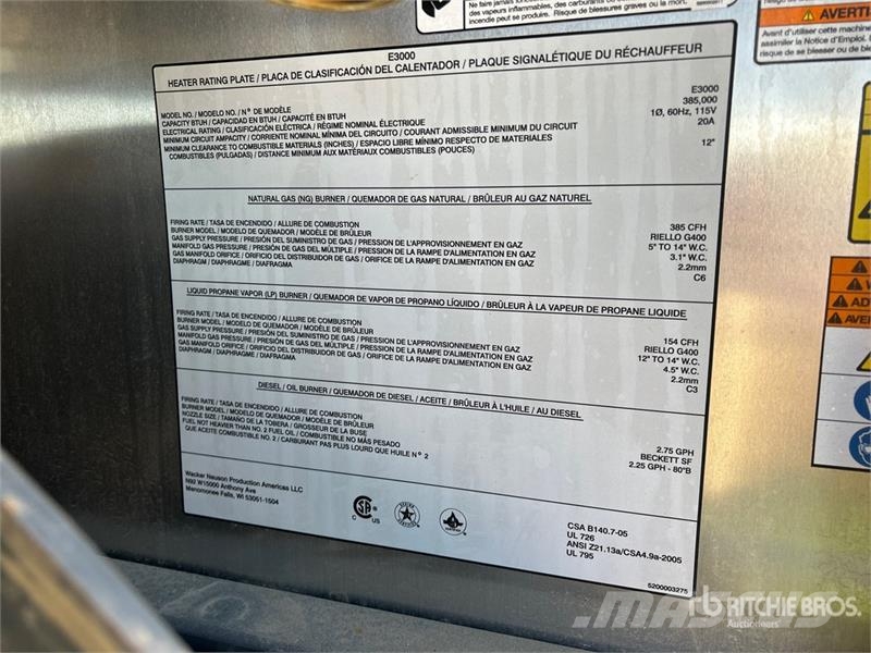 Wacker Neuson E3000 Kühl- und Heizsysteme