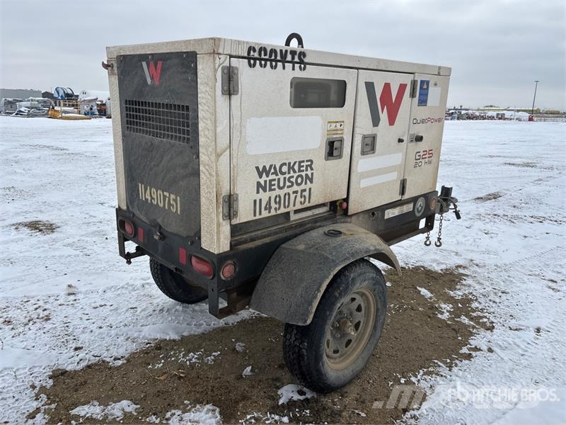 Wacker Neuson G-25 19 kW Mobile Generator Set (Inoperable) Diesel Generators