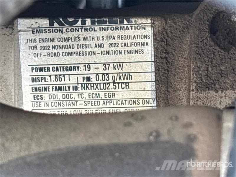 Wacker Neuson G-25 19 kW Mobile Generator Set (Inoperable) Diesel Generators