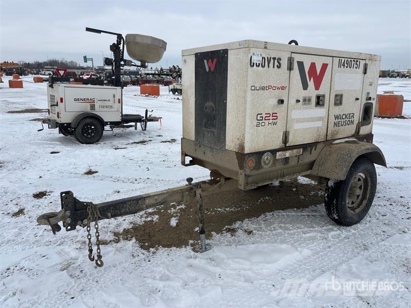 Wacker Neuson G-25 19 kW Mobile Generator Set (Inoperable) Diesel Generators