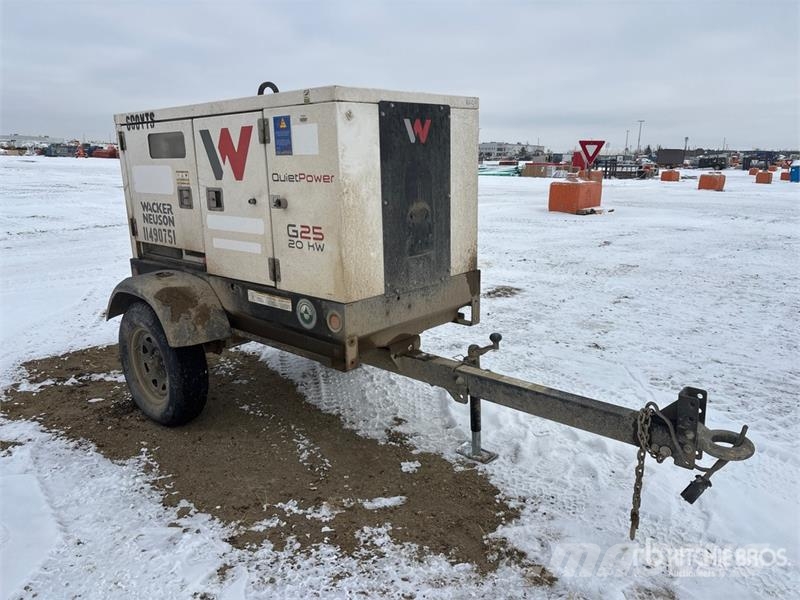 Wacker Neuson G-25 19 kW Mobile Generator Set (Inoperable) Diesel Generators