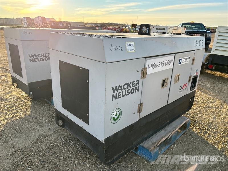 Wacker Neuson G-25 19.5 kW Skid-Mounted Generator Set Dīzeļģeneratori