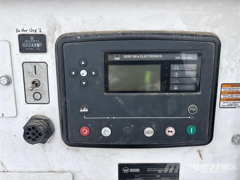 Wacker Neuson G-25 19 kW Mobile Generator Set (Inoperable) Diesel Generators
