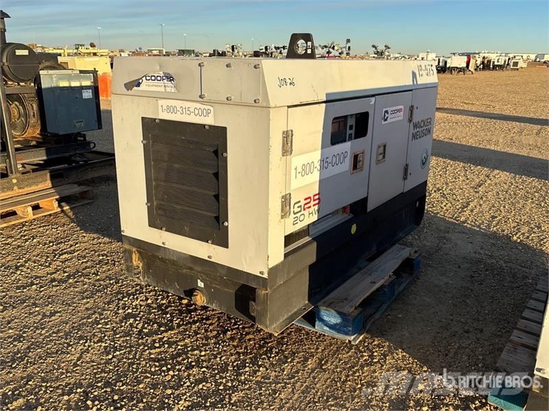 Wacker Neuson G-25 19.5 kW Skid-Mounted Generator Set Dīzeļģeneratori