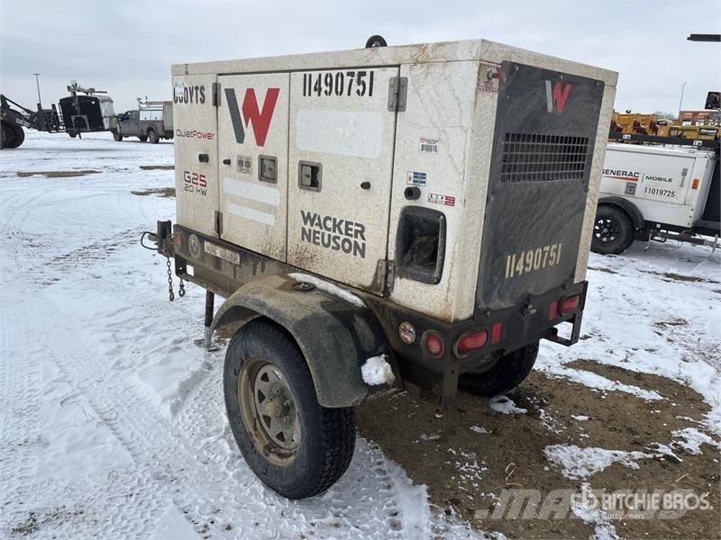 Wacker Neuson G-25 19 kW Mobile Generator Set (Inoperable) Diesel Generators