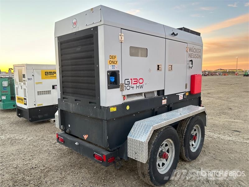 Wacker Neuson G130 104 kW Mobile Generator Set Dízel áramfejlesztők