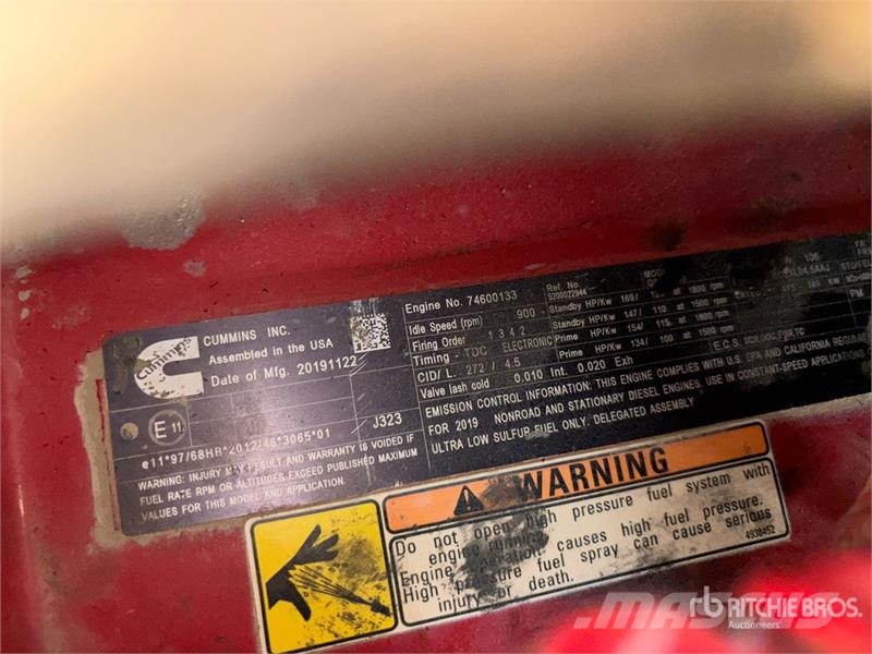 Wacker Neuson G130 104 kW Mobile Generator Set Dízel áramfejlesztők