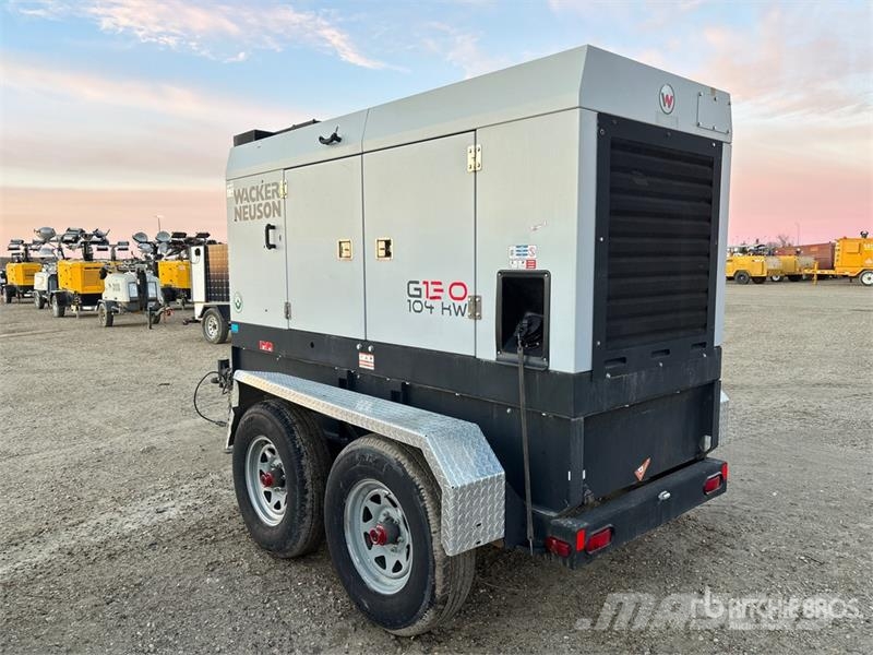 Wacker Neuson G130 104 kW Mobile Generator Set Dízel áramfejlesztők