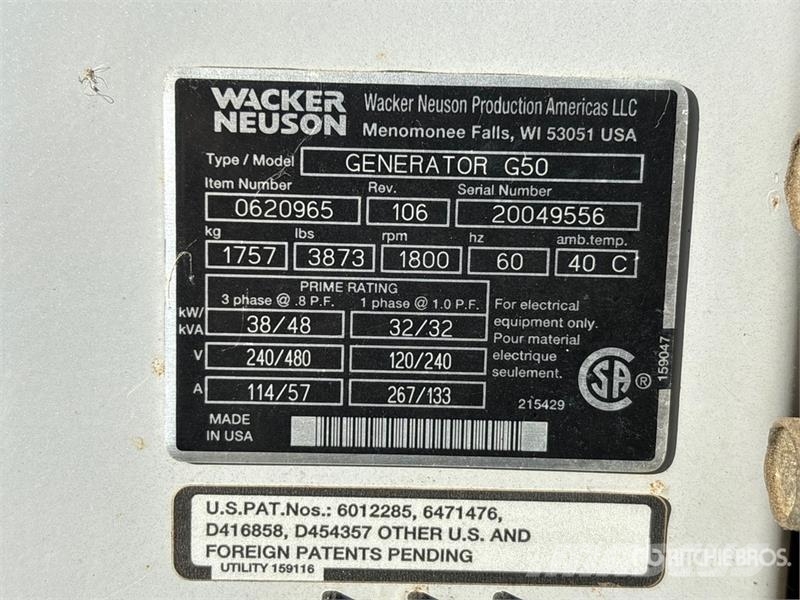 Wacker Neuson G50 مولدات ديزل
