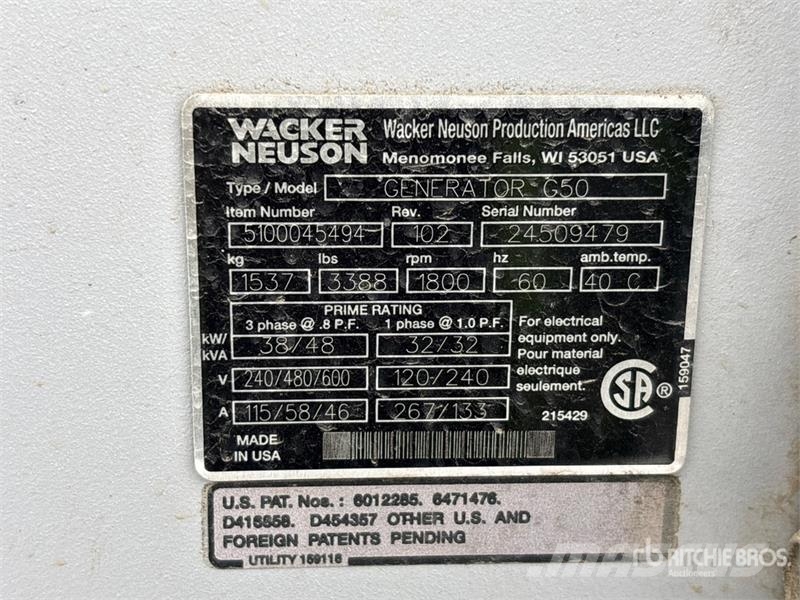 Wacker Neuson G50 Diesel Generators