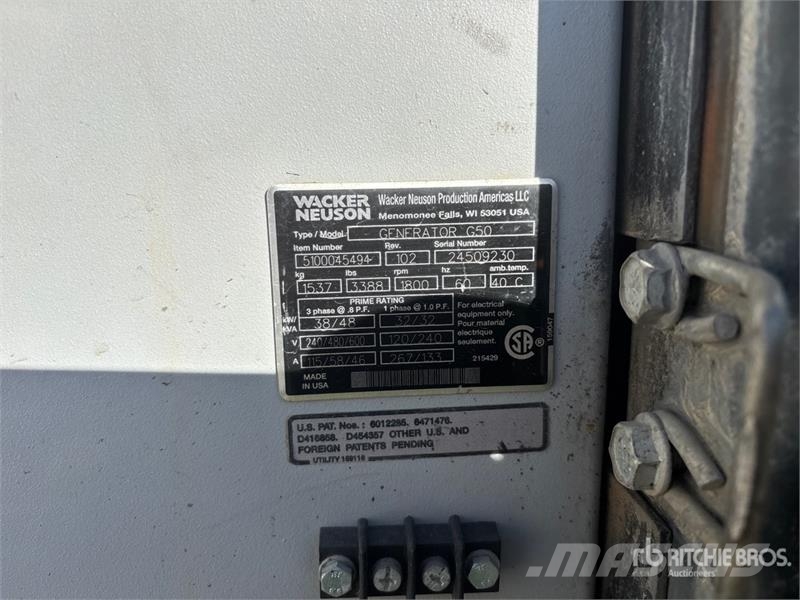 Wacker Neuson G50 Diesel Generatoren