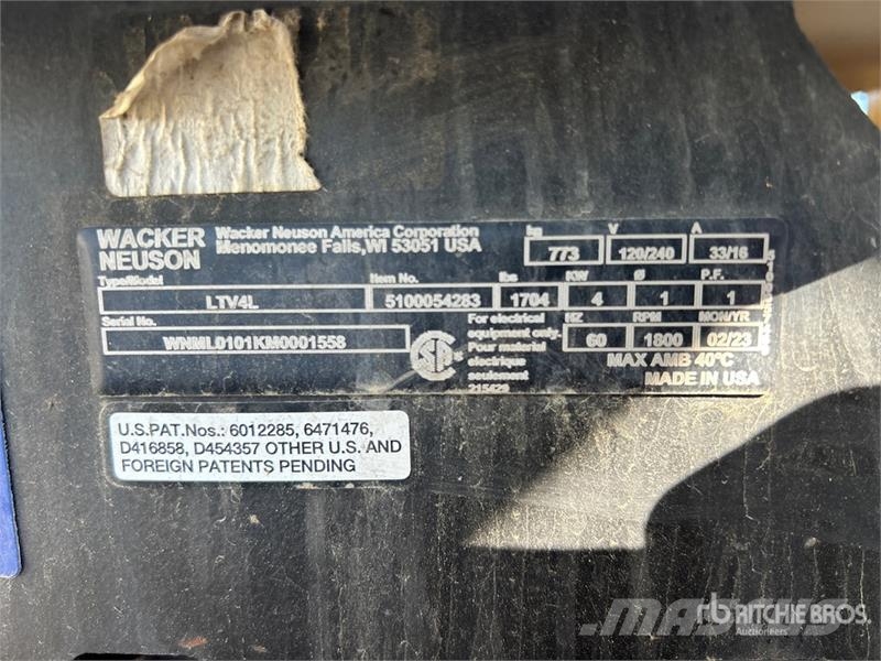 Wacker Neuson LTV4L 4 kW Light Tower Освітлювальні вежі