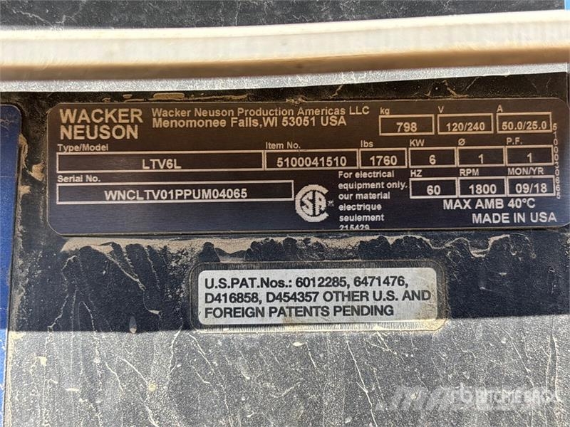 Wacker Neuson LTV6L 6 kW Light Tower (Inoperable) أبراج خفيفة