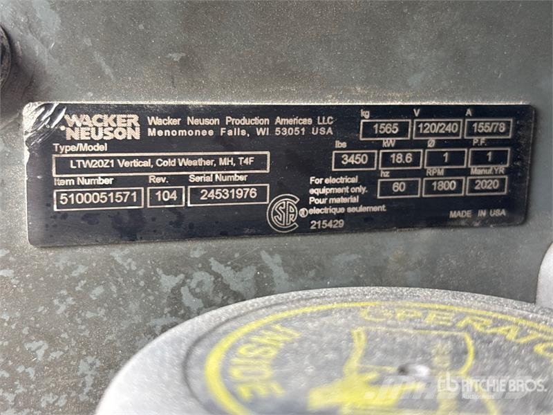 Wacker Neuson LTW20Z1 Gaismas torņi