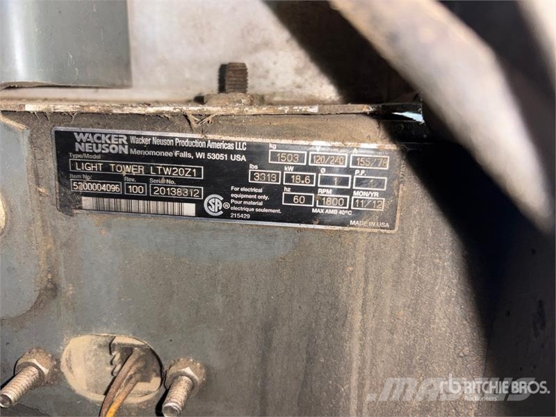 Wacker Neuson LTW20Z1 Gaismas torņi