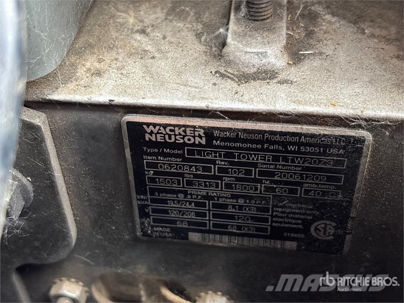 Wacker Neuson LTW20Z3 Rasvetni stubovi