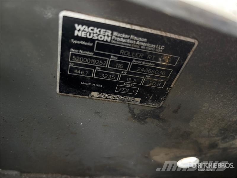 Wacker RTSC3 Trench Compactor ضاغطات التربة