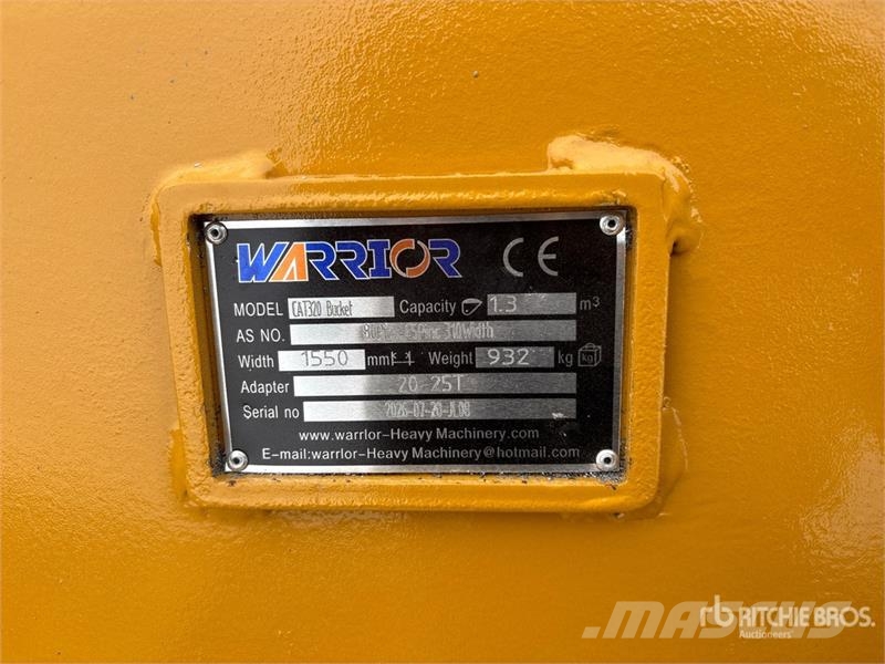 Warrior WBMCRC20-1500 59 in Q/C Digging Excavator Bucket - Cucharones