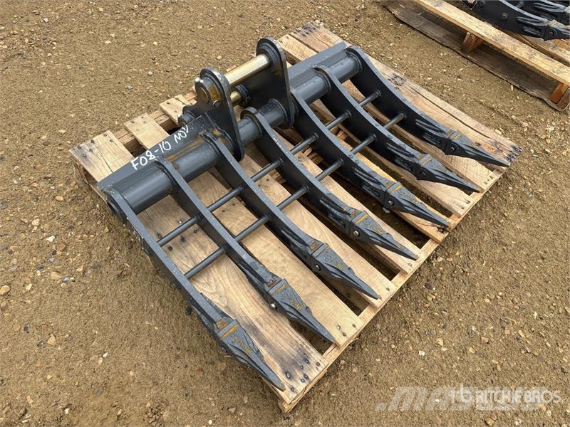 Warrior WBRC05-1000 39 in Excavator Rake - Fits Cat 305 /  Schudders