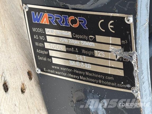 Warrior WBRC05-1000 39 in Excavator Rake - Fits Cat 305 /  Schudders