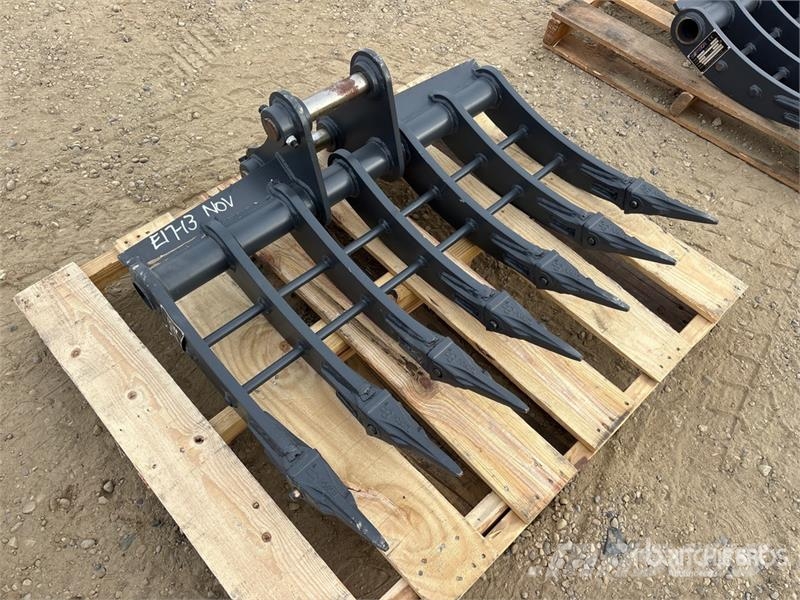 Warrior WBRC05-1000 39 in Excavator Rake - Fits Cat 305 / Greble