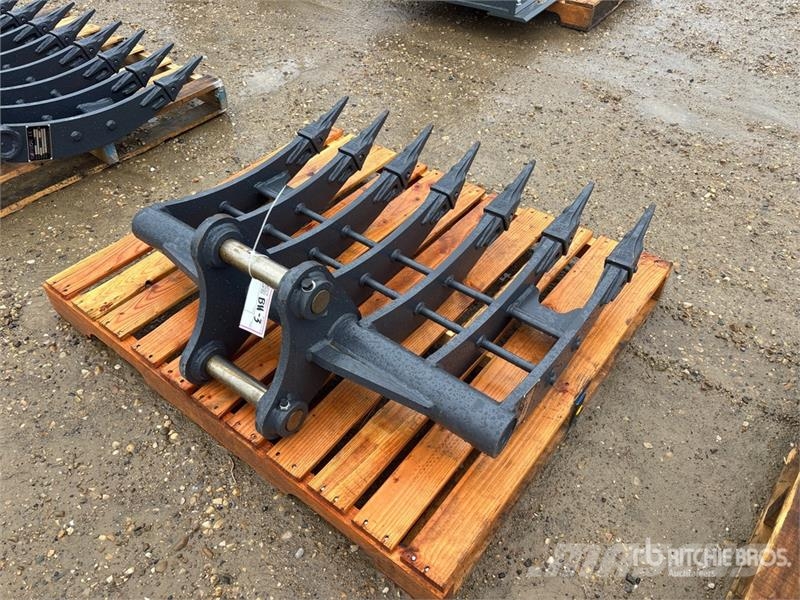Warrior WBRC05-1000 39 in Excavator Rake - Fits Cat 305 / Rakes and tedders